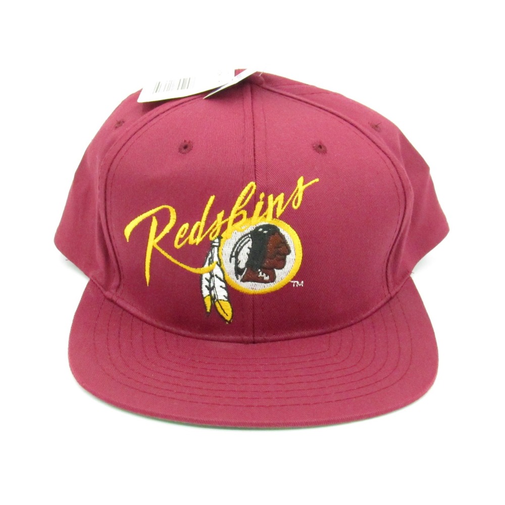Vintage Redskins Team NFL AJD  Snapback Red Cap Hat New With Tag